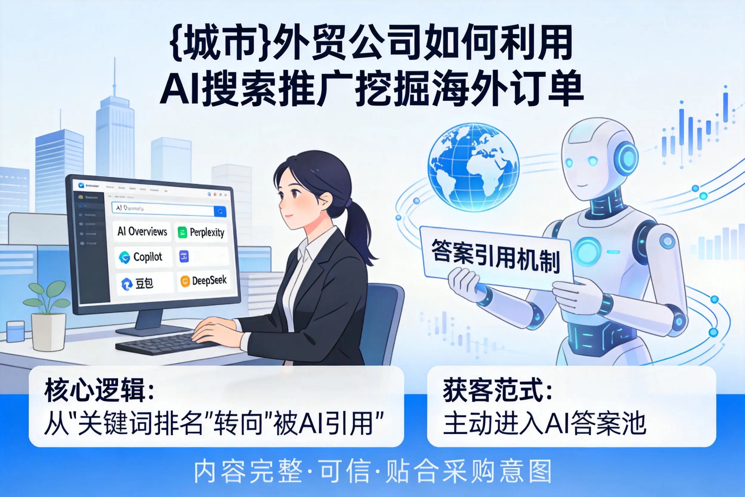 赣州外贸公司如何利用AI搜索推广挖掘海外订单