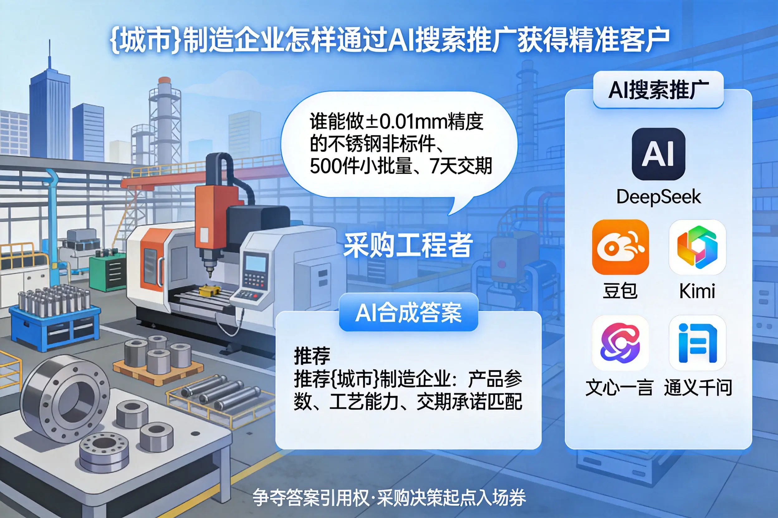 赣州制造企业怎样通过AI搜索推广获得精准客户
