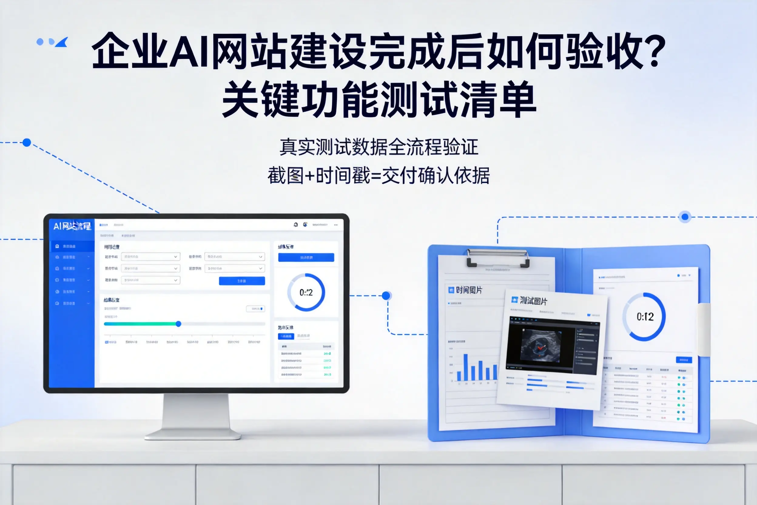 赣州企业AI网站建设完成后如何验收？关键功能测试清单