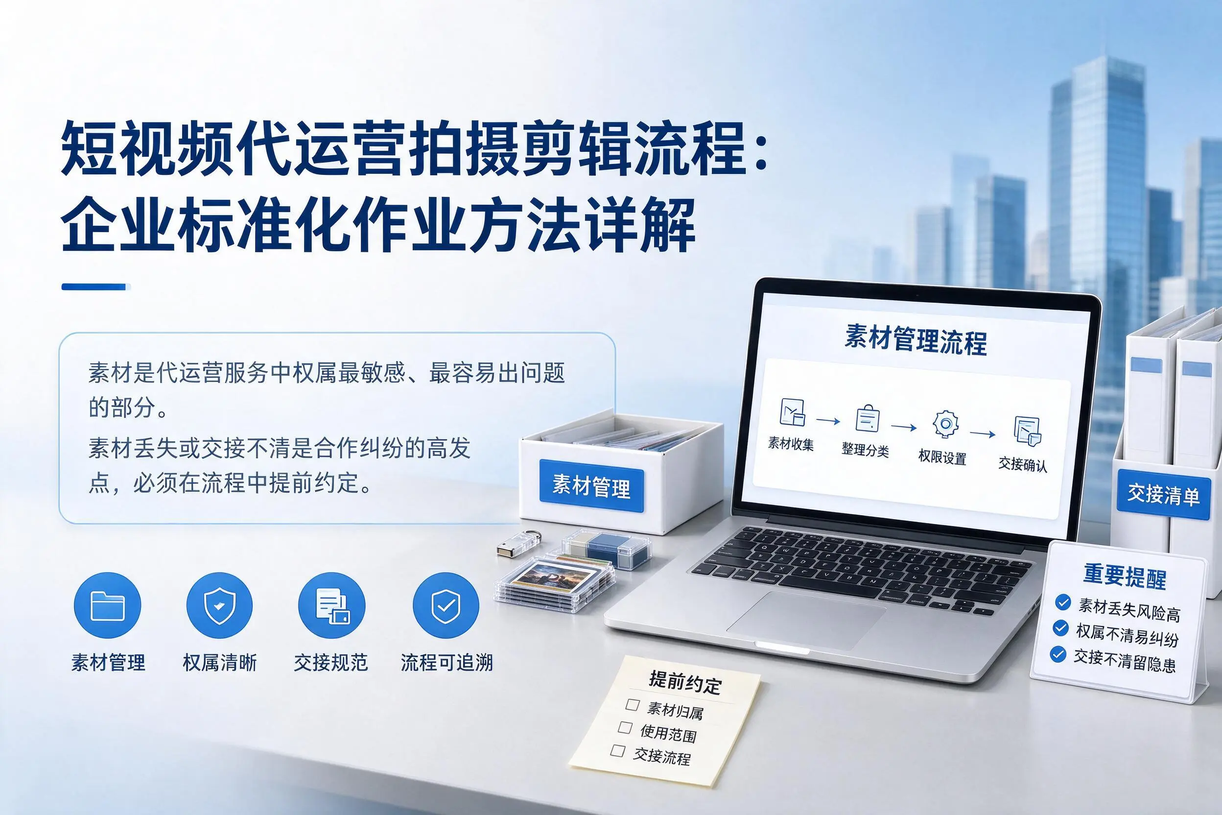 短视频代运营拍摄剪辑流程：赣州企业标准化作业方法详解