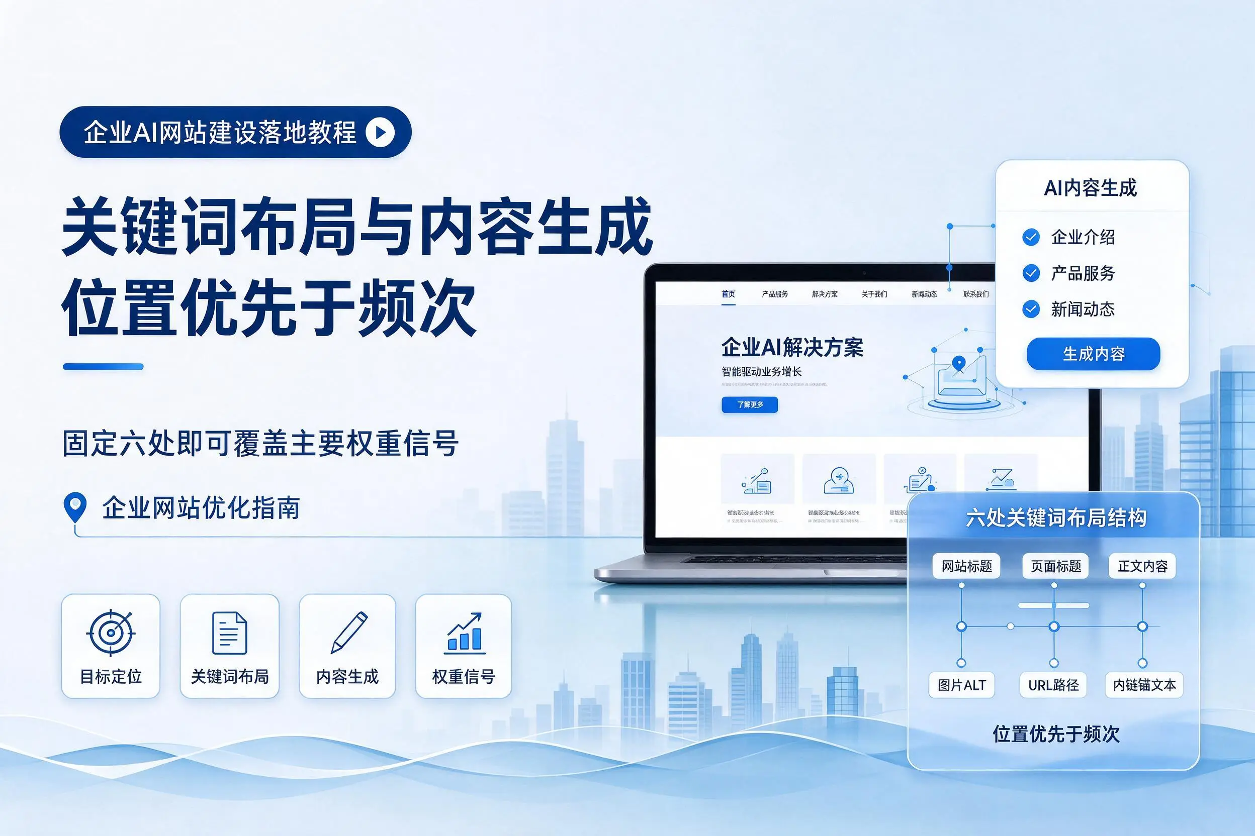 赣州企业AI网站建设落地教程：关键词布局与内容生成